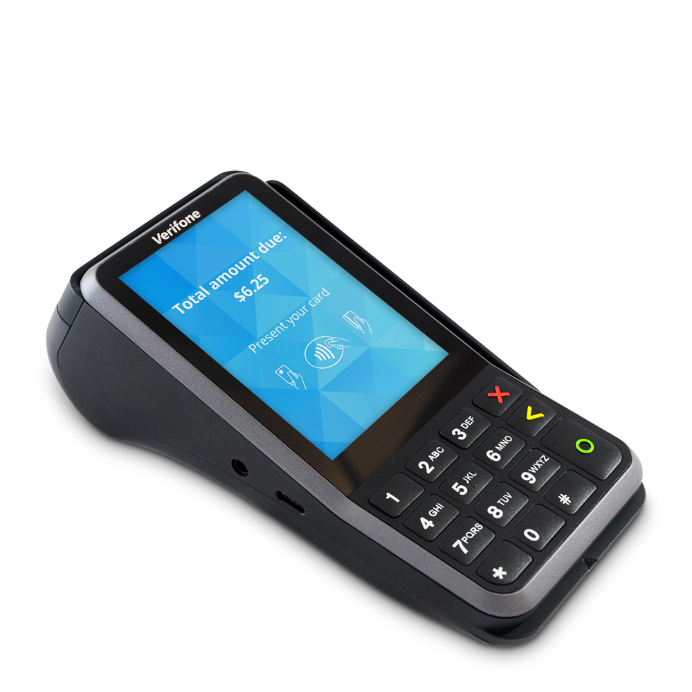 Mobiles Zahlungsterminal Verifone V400m